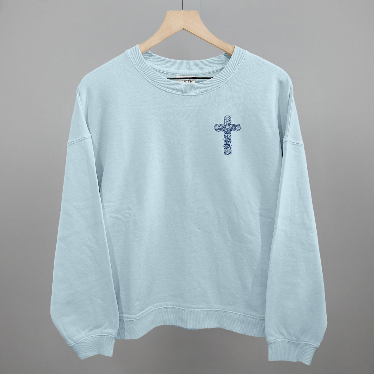 Seashell Cross (Left Chest)