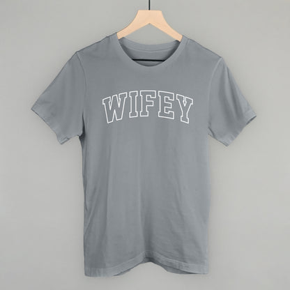 Wifey (White Collegiate Outline)