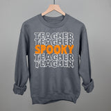 Spooky Teacher Outline