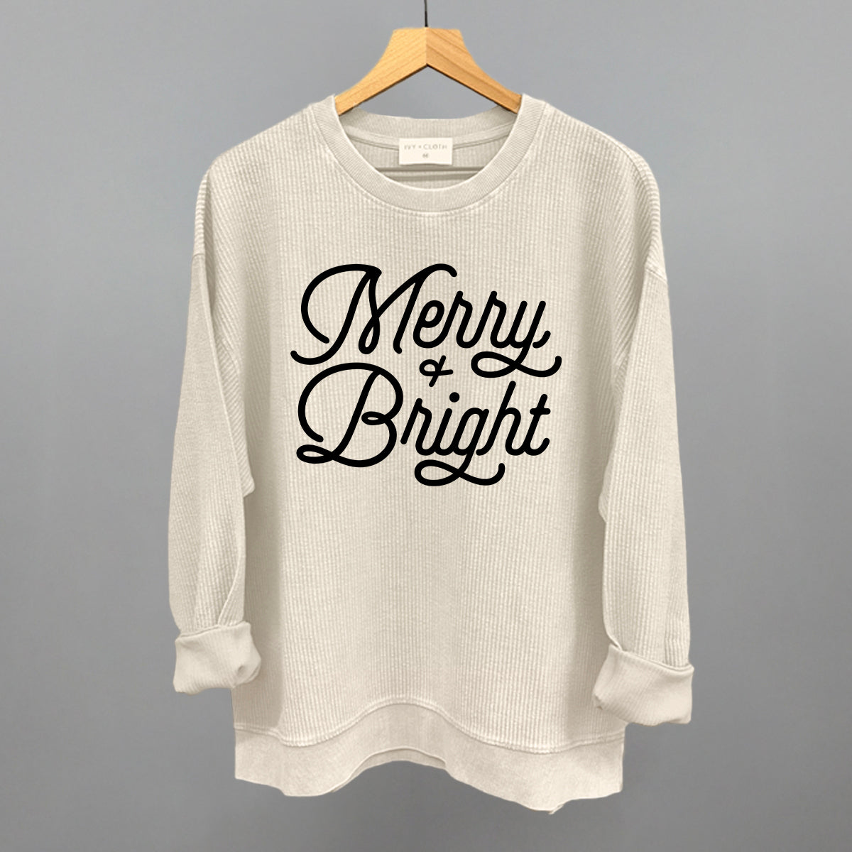 Merry And Bright (Monoline Script) (Black)