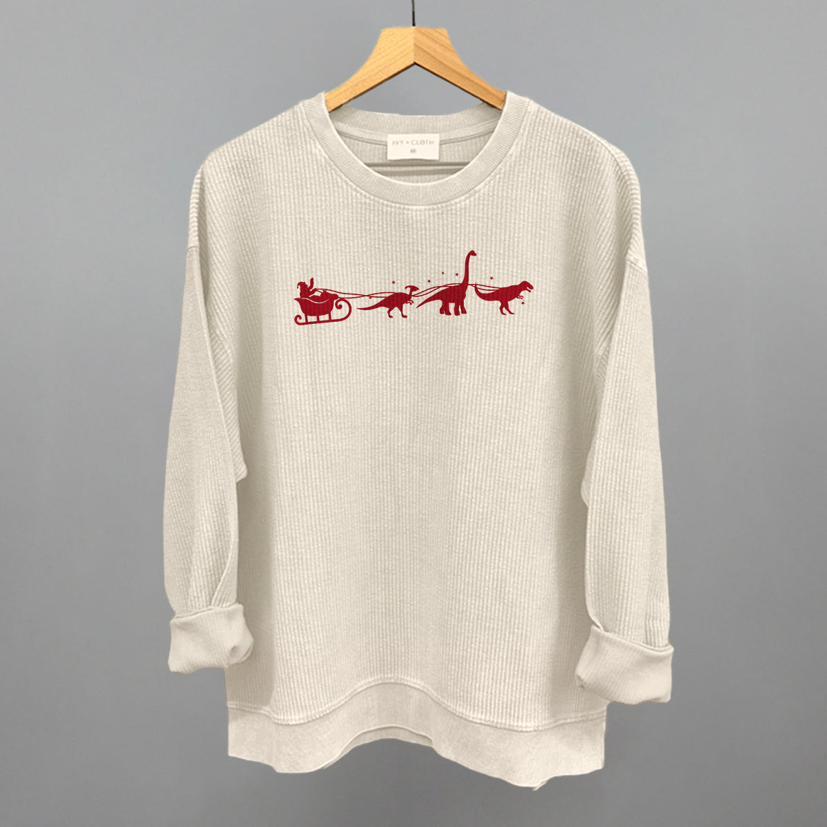 Dinosaurs And Santa's Sleigh