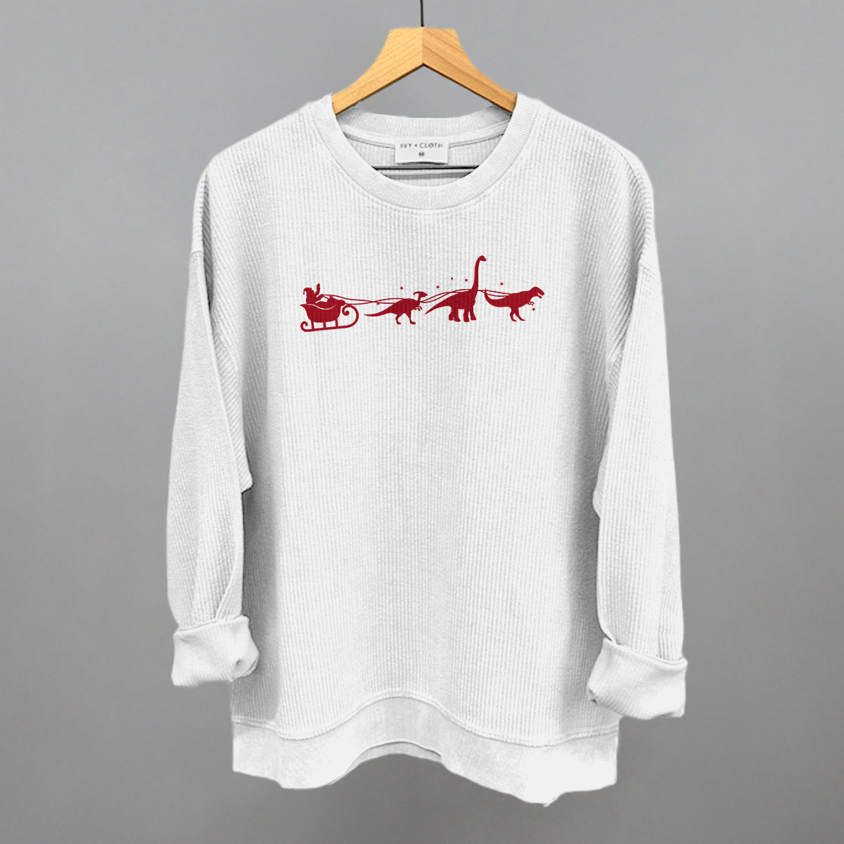 Dinosaurs And Santa's Sleigh
