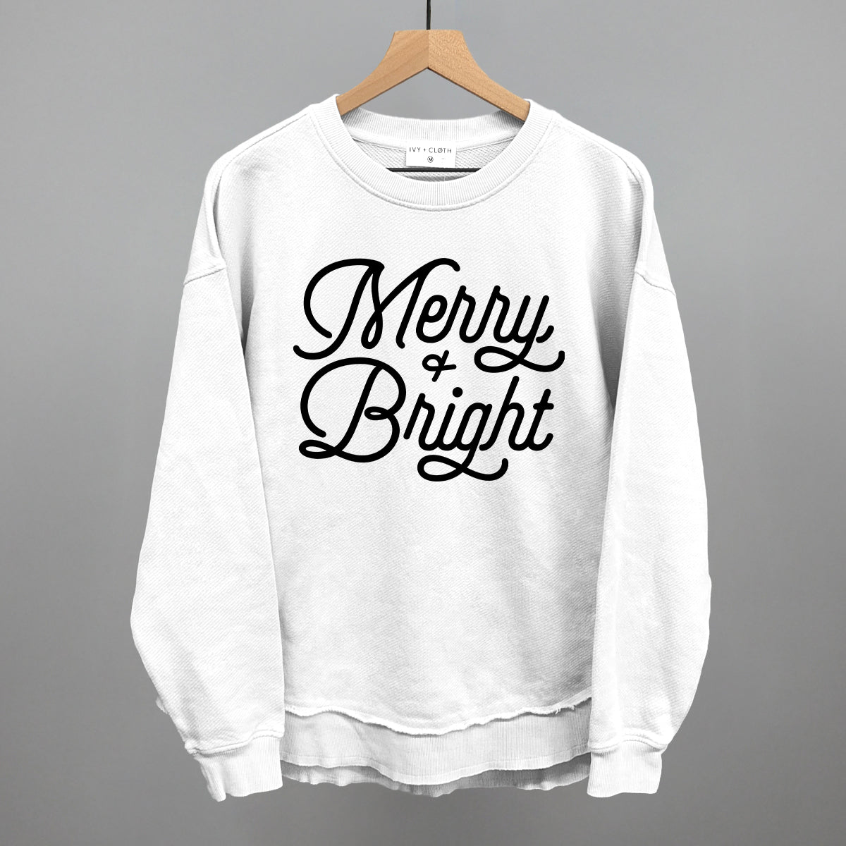 Merry And Bright (Monoline Script) (Black)