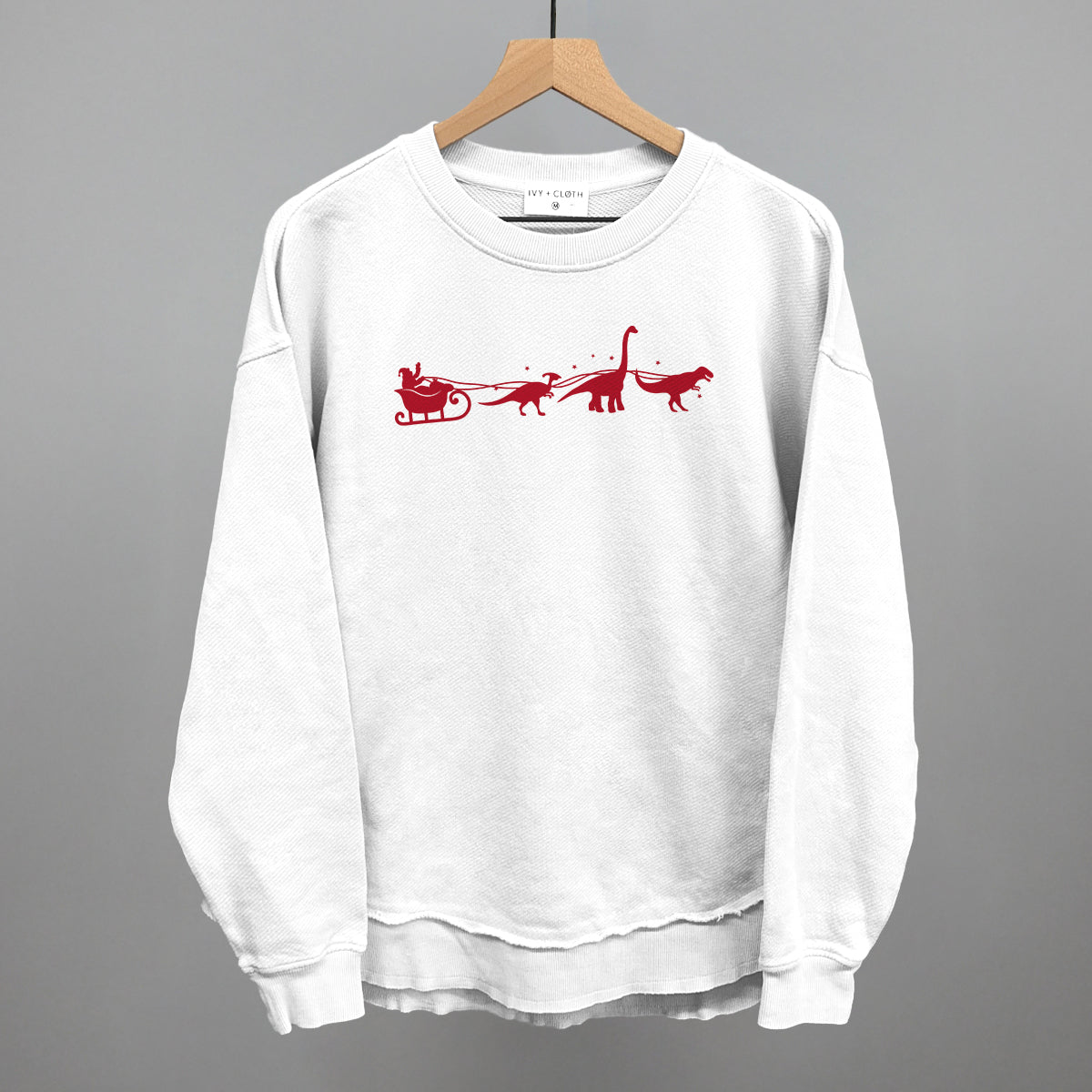 Dinosaurs And Santa's Sleigh