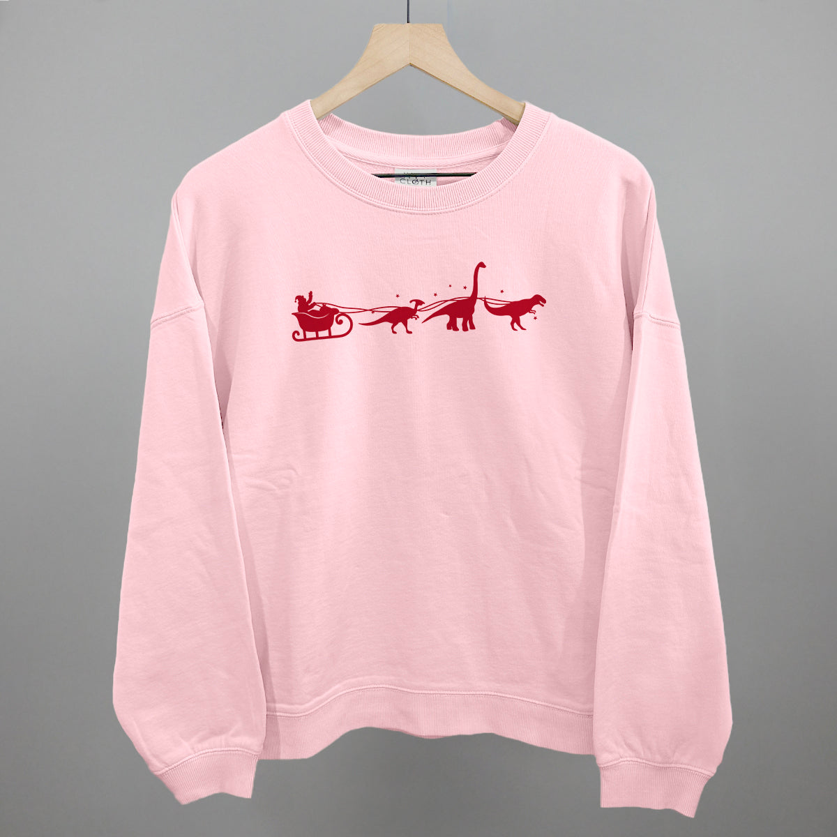 Dinosaurs And Santa's Sleigh