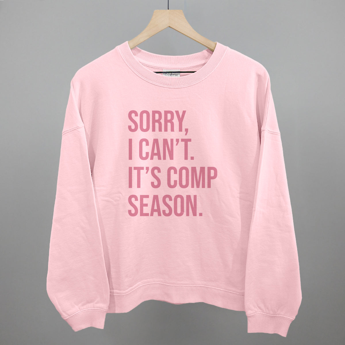 Sorry, I Can't. It's Comp Season.
