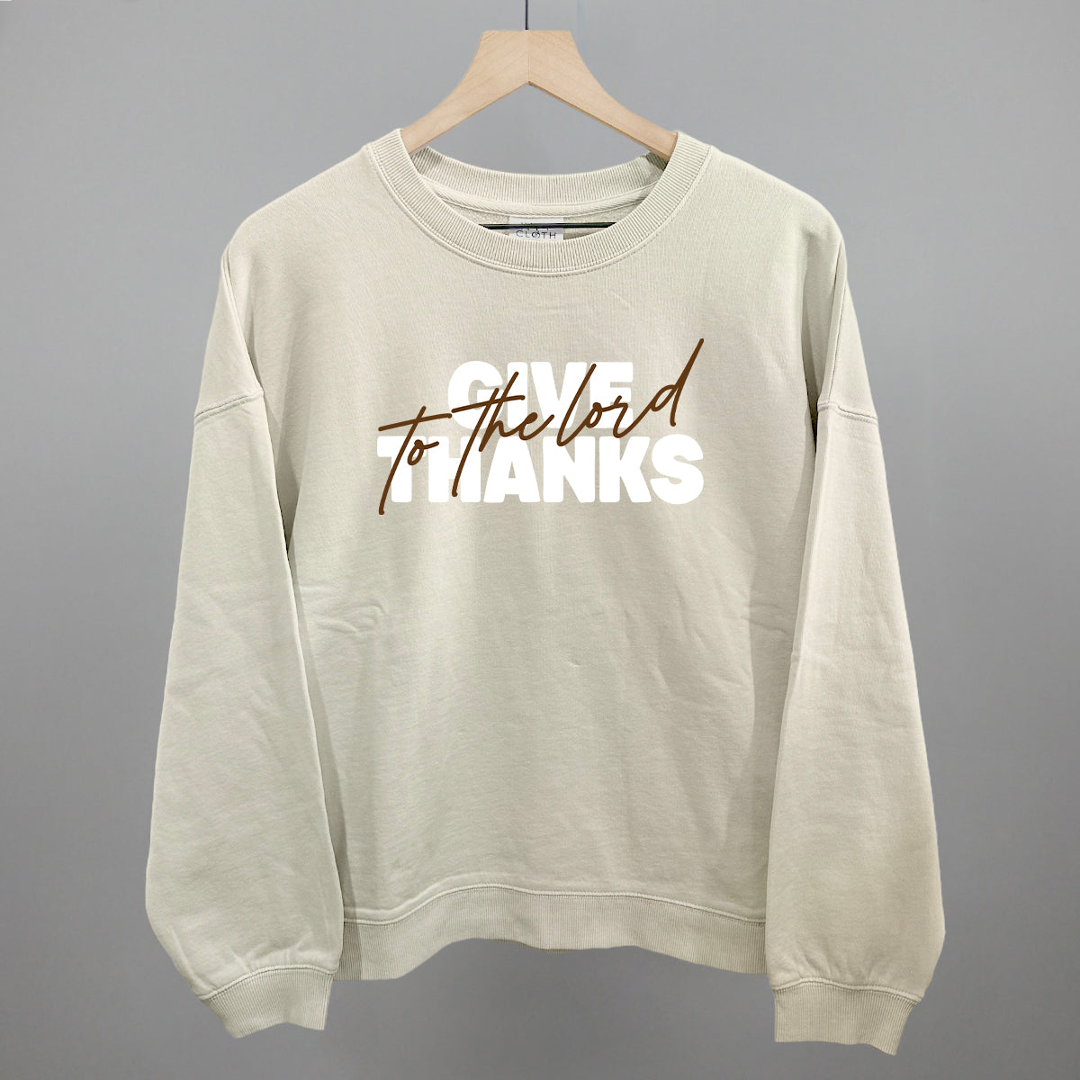 Give Thanks To The Lord Script Overlay