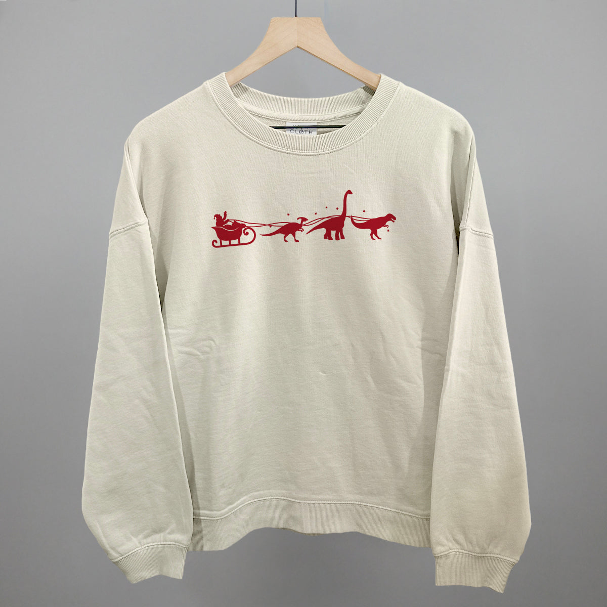 Dinosaurs And Santa's Sleigh