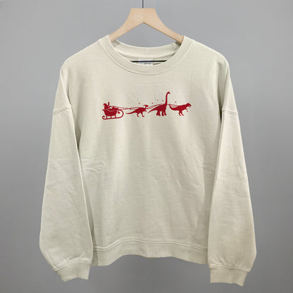 Dinosaurs And Santa's Sleigh
