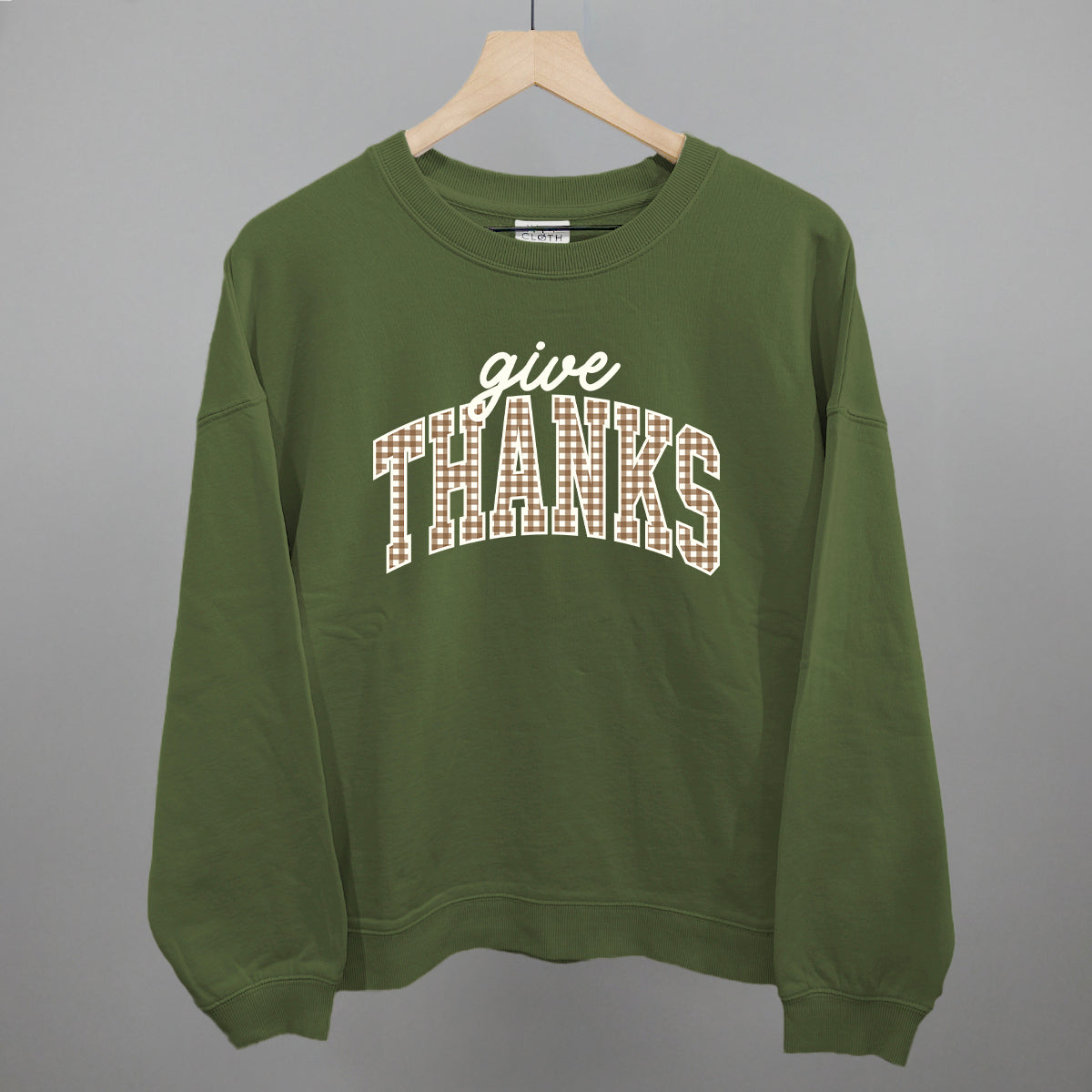 Give Thanks Gingham Arch