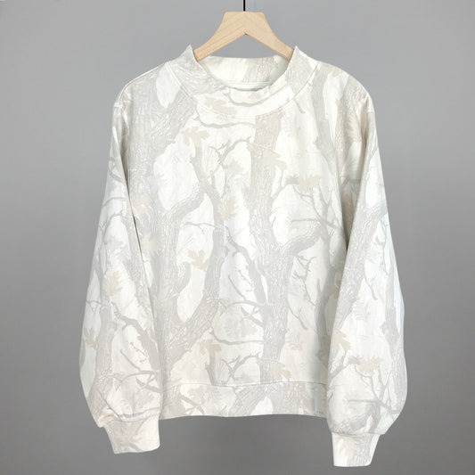 Oak Haze Camo Oversized Fleece Mockneck