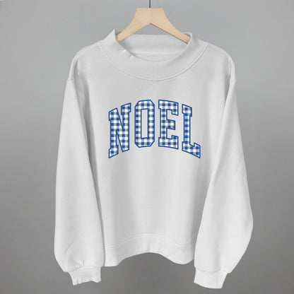 Noel Blue Gingham Arch