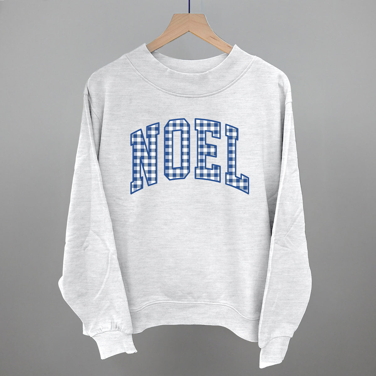 Noel Blue Gingham Arch