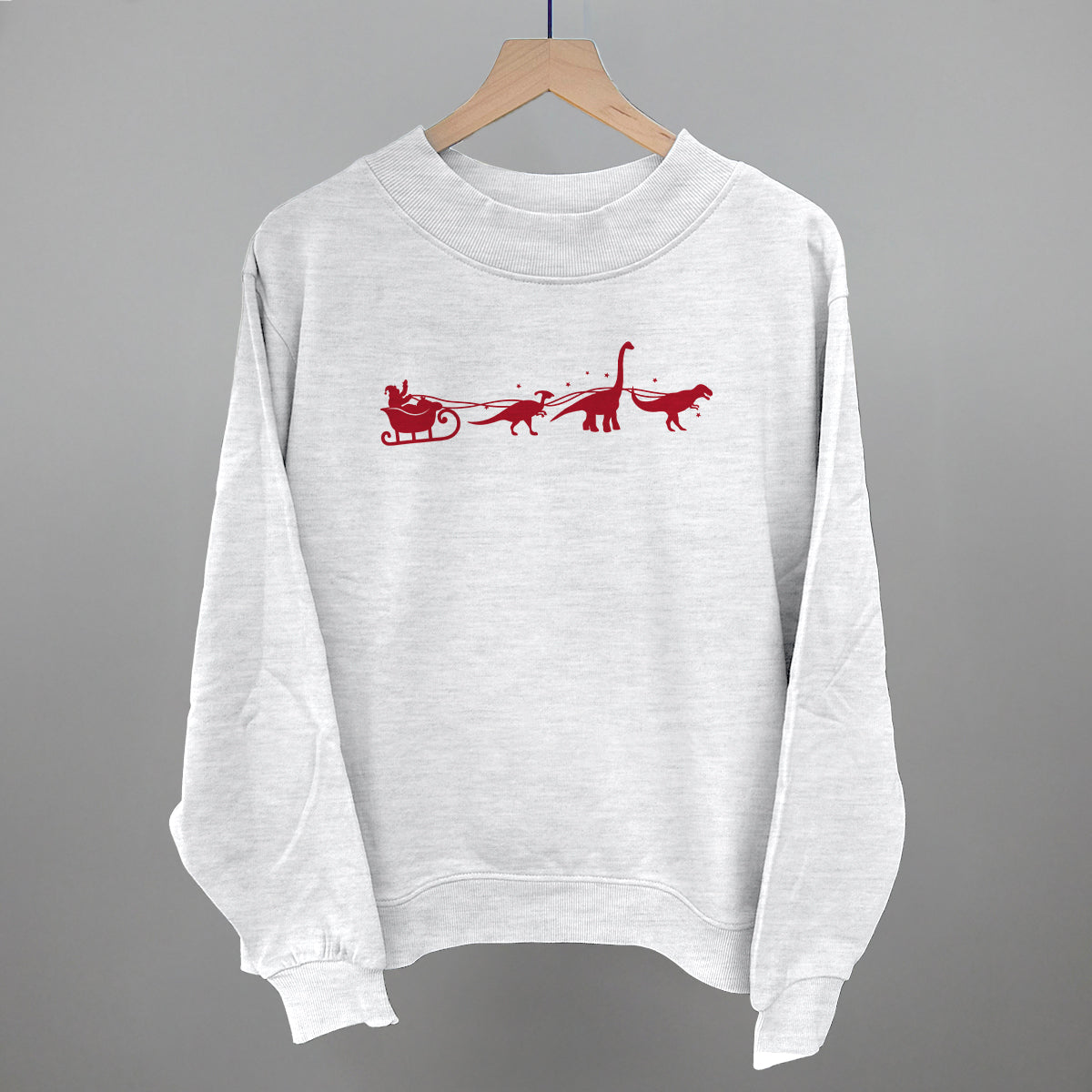 Dinosaurs And Santa's Sleigh