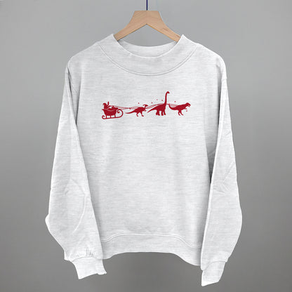 Dinosaurs And Santa's Sleigh