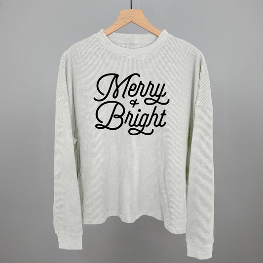 Merry And Bright (Monoline Script) (Black)