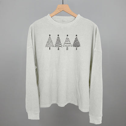 Christmas Tree Doodles (Black)