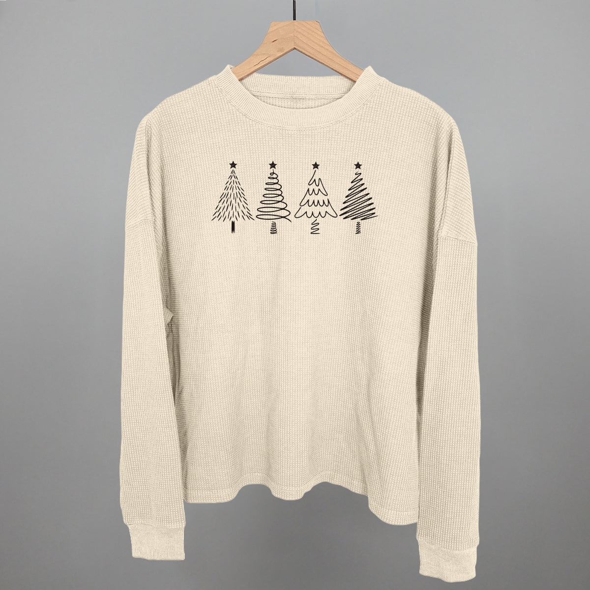 Christmas Tree Doodles (Black)