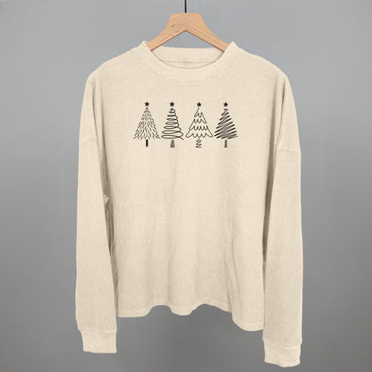 Christmas Tree Doodles (Black)