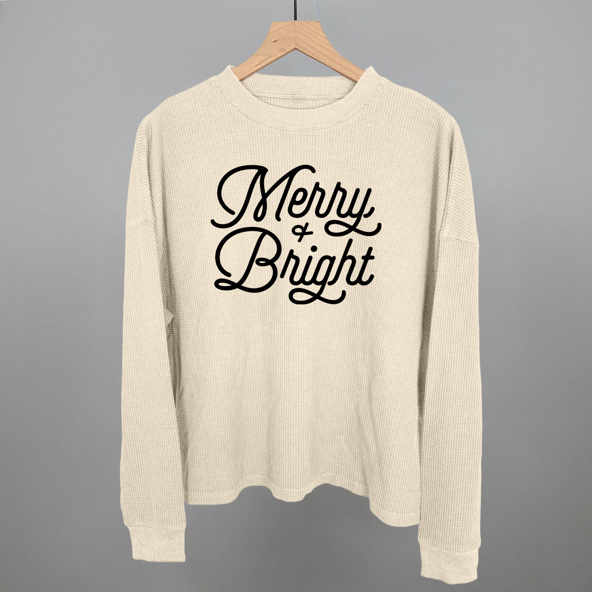Merry And Bright (Monoline Script) (Black)