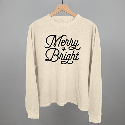 Merry And Bright (Monoline Script) (Black)