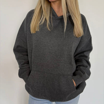 Heather Charcoal Essential Hoodie