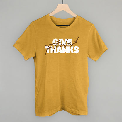 Give Thanks To The Lord Script Overlay