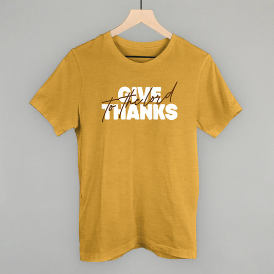 Give Thanks To The Lord Script Overlay