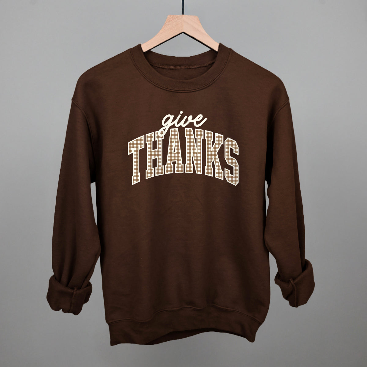 Give Thanks Gingham Arch