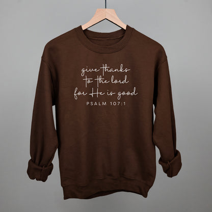 Give Thanks To The Lord Script