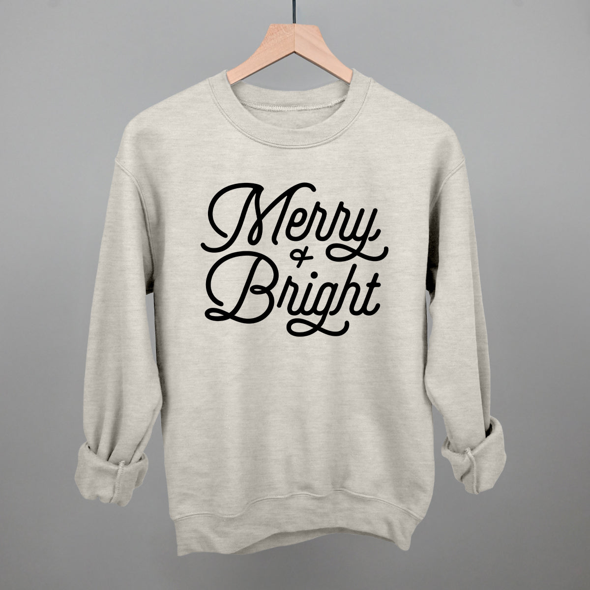 Merry And Bright (Monoline Script) (Black)