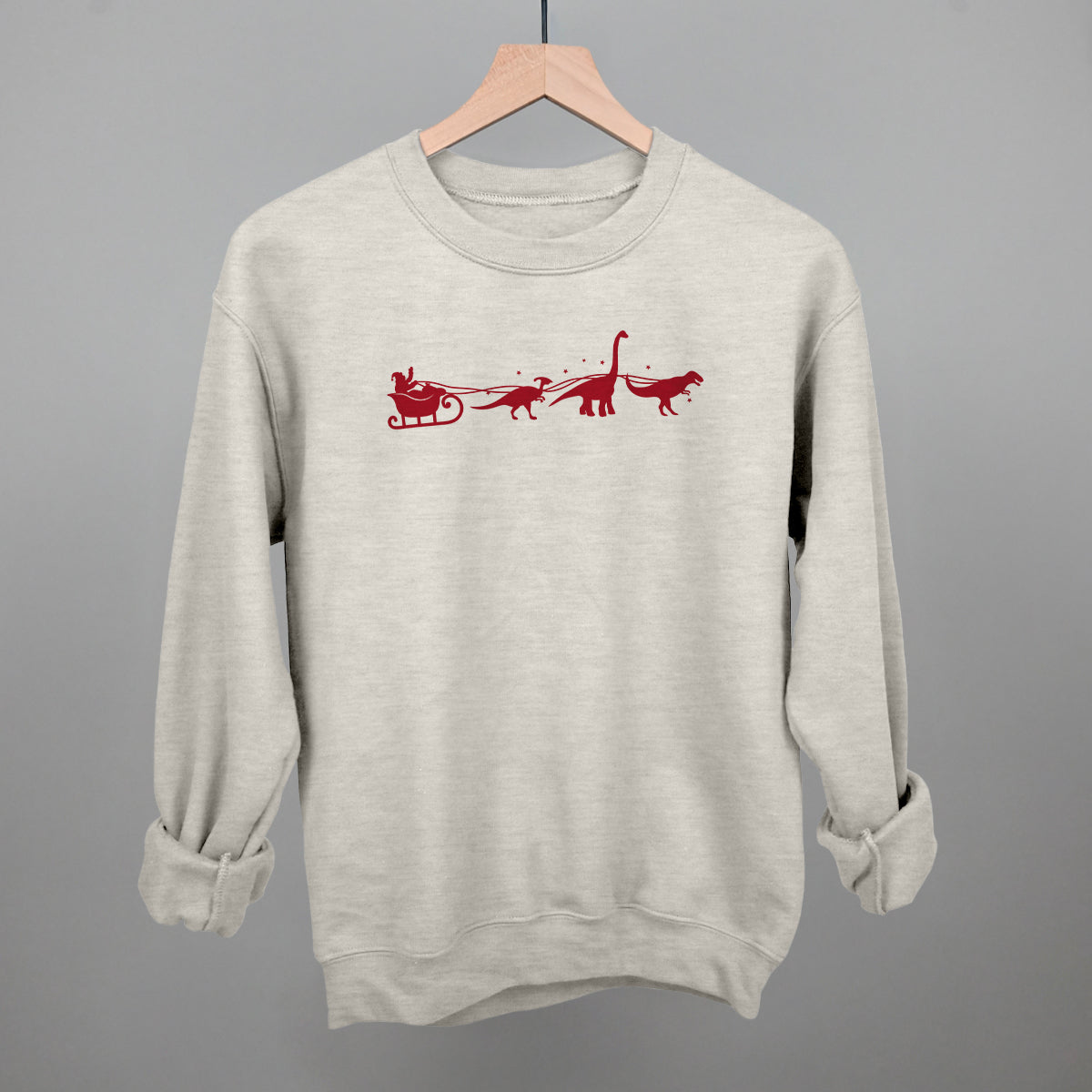 Dinosaurs And Santa's Sleigh
