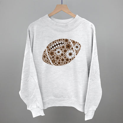 Floral Football Brown
