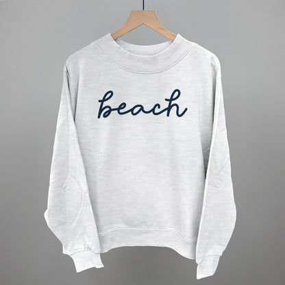 Beach (Blue Script)
