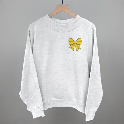 Softball Bow (Left Chest Print)