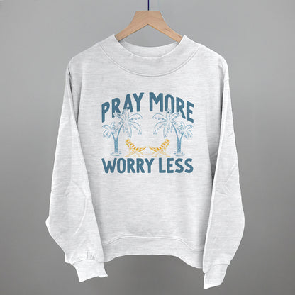 Pray More Worry Less Palm Trees