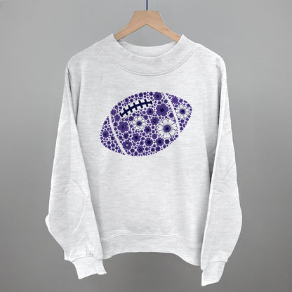 Floral Football Purple