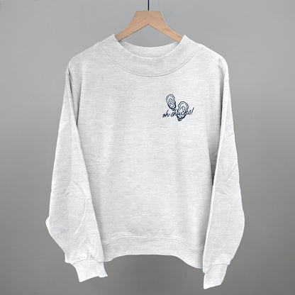 Oh Shucks Oysters (Navy Blue) (Left Chest)