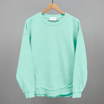 Beach Glass Oversized Terry Poncho