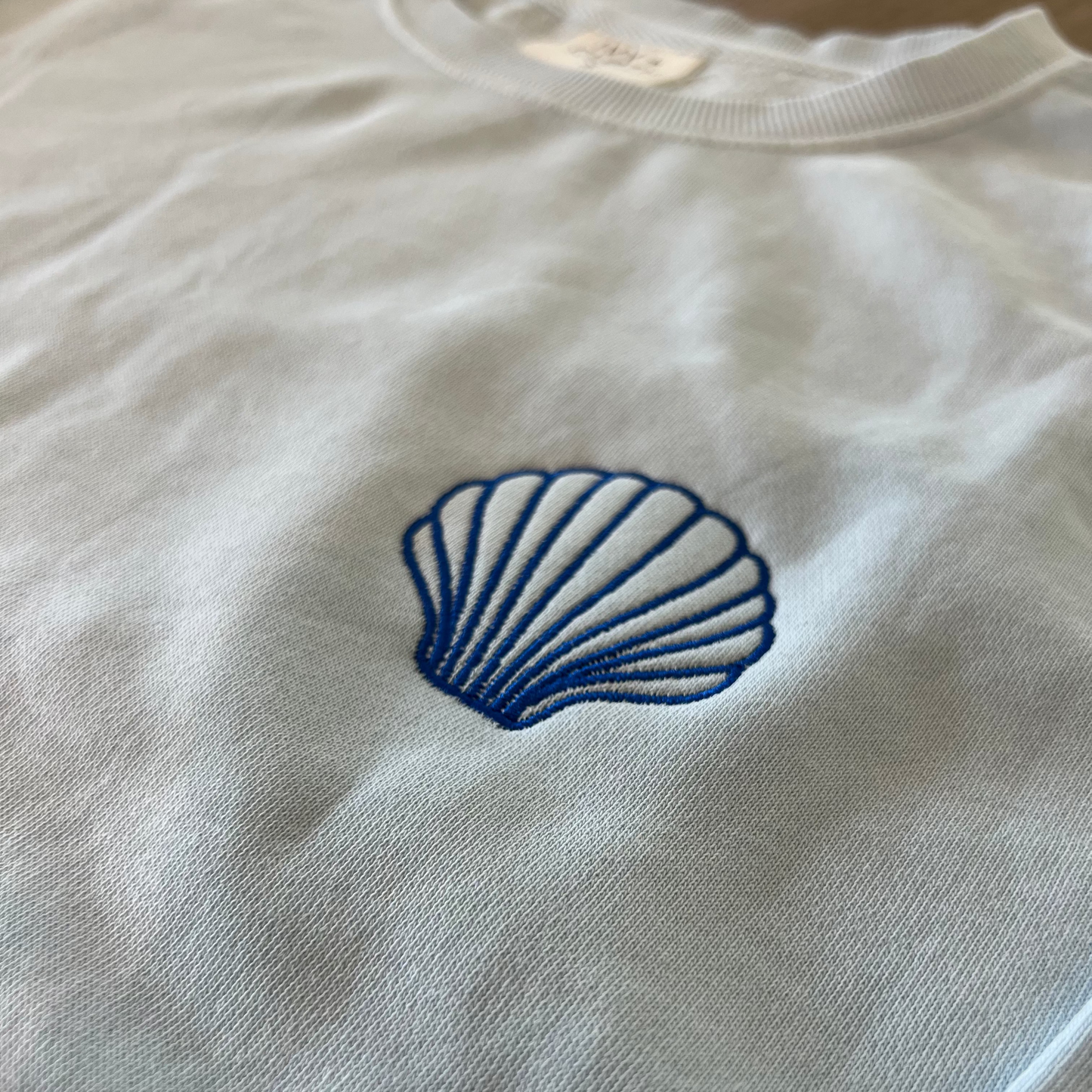 Blue Seashell (Embroidered)