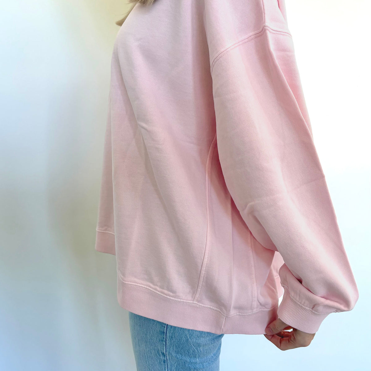 Blush Oversized Boxy Crew