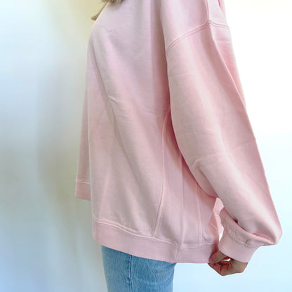 Blush Oversized Boxy Crew