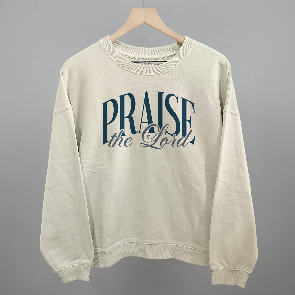 Praise The Lord Blue Script