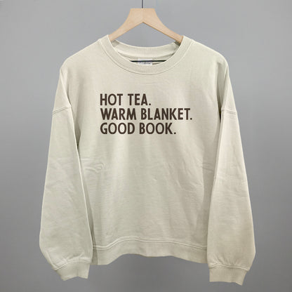 Hot Tea Warm Blanket Good Book