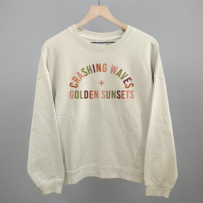 Crashing Waves And Golden Sunsets