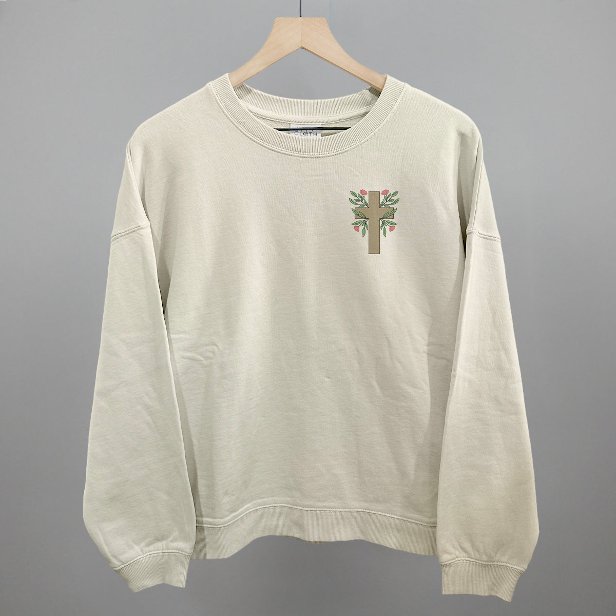 Floral Cross (Left Chest)