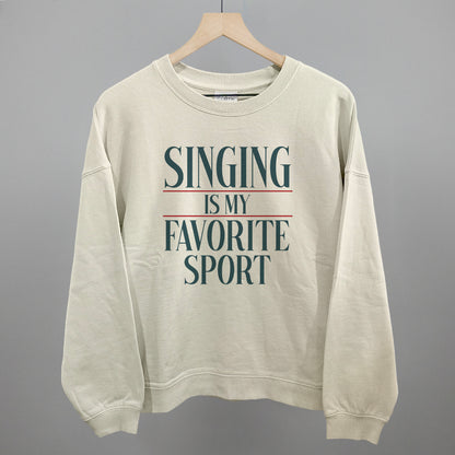 Singing Is My Favorite Sport