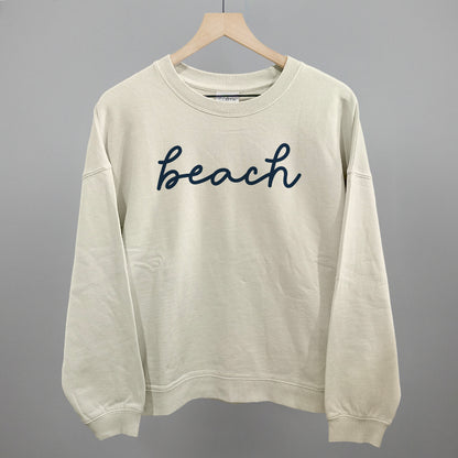 Beach (Blue Script)