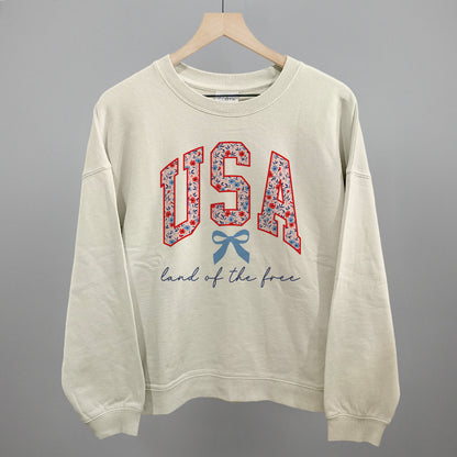 USA Floral Arch + Bow