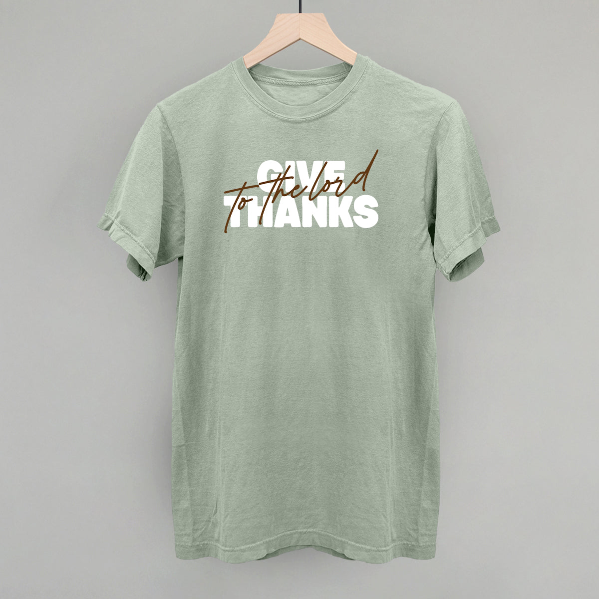 Give Thanks To The Lord Script Overlay